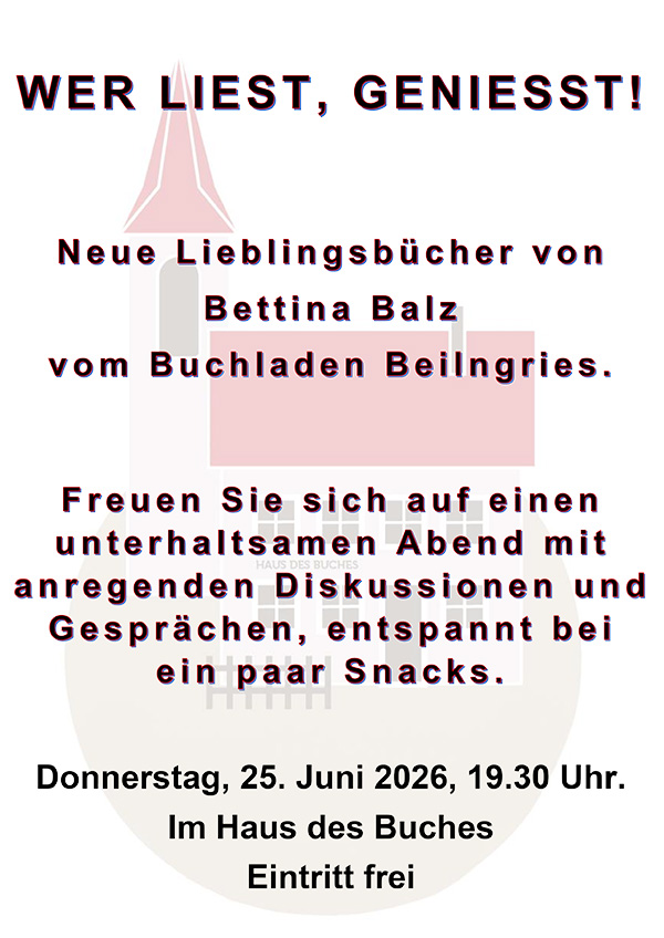 Plakat zur Veranstaltung